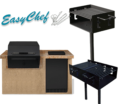 EasyChef Patio and Park Wood/Charcoal Grills