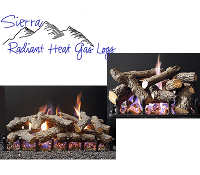 Sierra Radiant Heat Gas Logs
